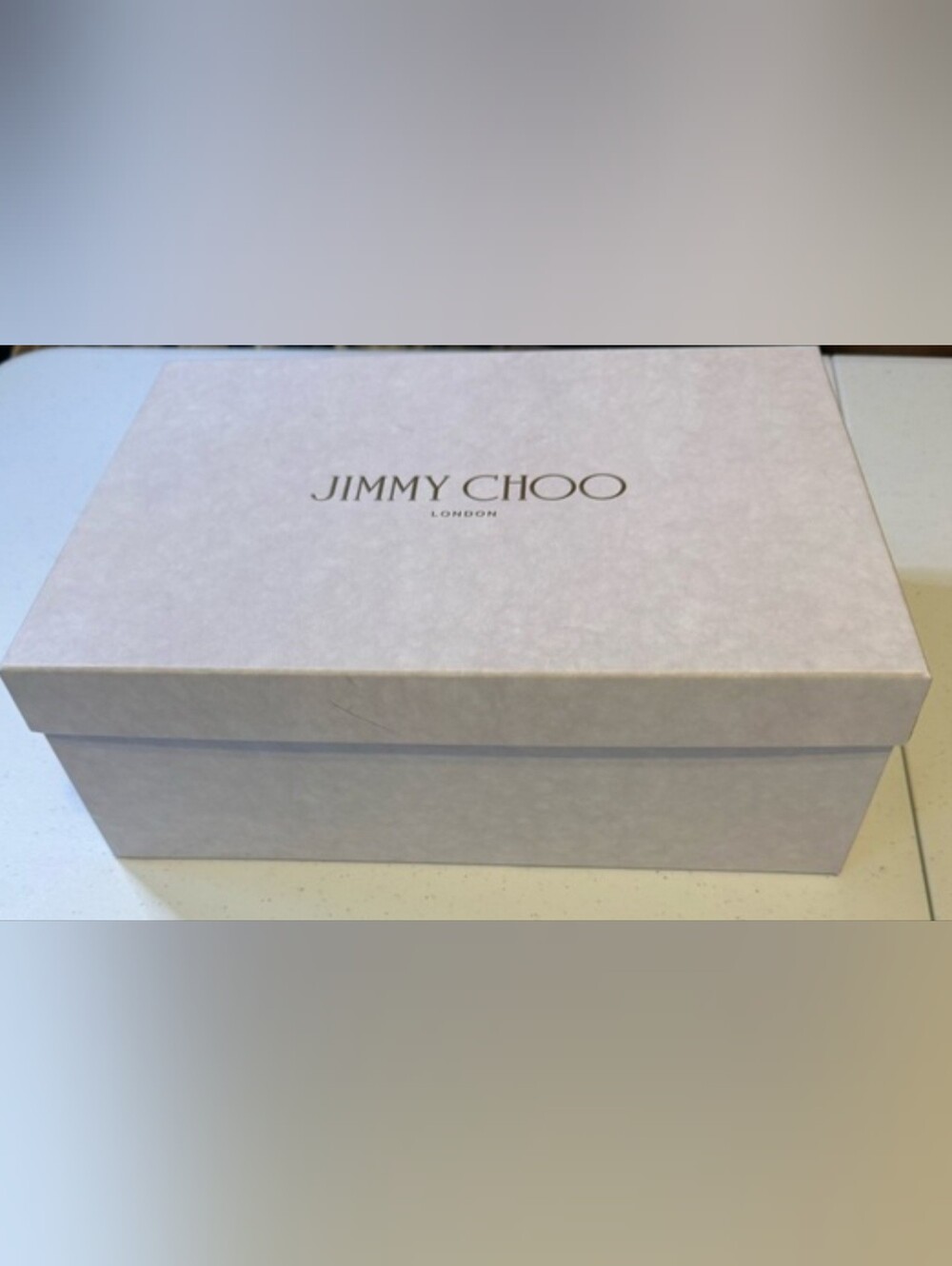 Jimmy Choo Anise 94 Pale Pink Card 9.5"×4.25×12" NO SIGNS OF USE